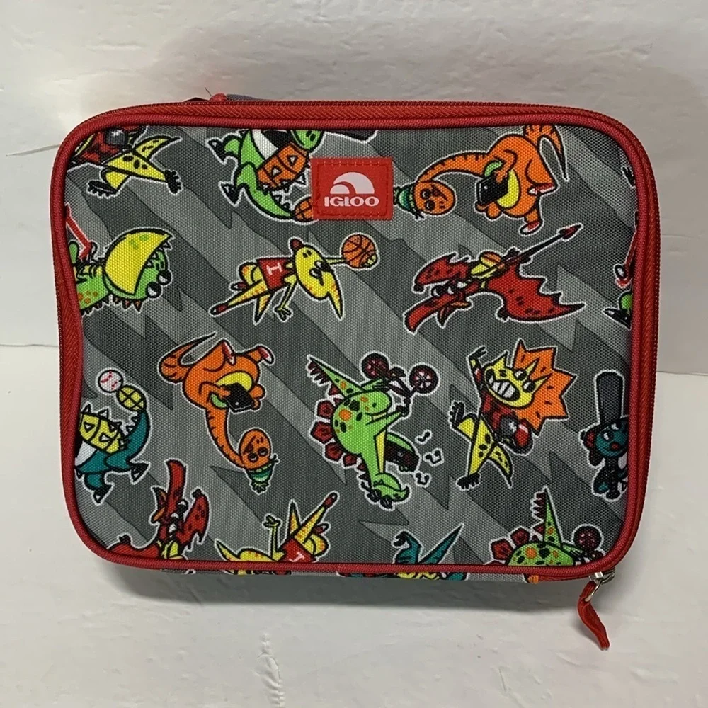 Igloo Kids Horizontal Lunch Cooler Bag Dinosaur NWT